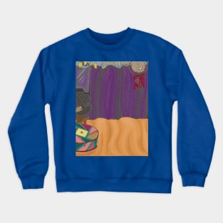 Camper Van Life - purple view Crewneck Sweatshirt